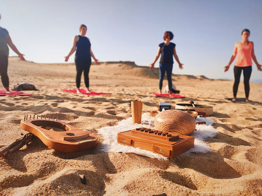 Yoga & Bain de son en nature